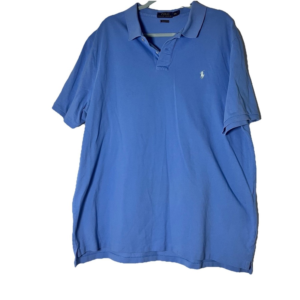 Polo‎ Ralph Lauren Golf Polo Classic Fit Blue Short Sleeve Mens Size 2XL XXL - Picture 2 of 9